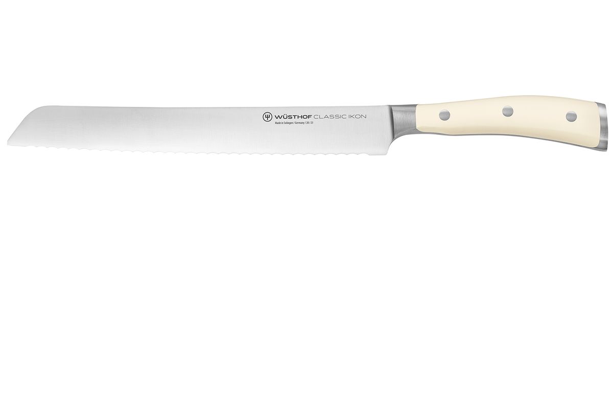 Wüsthof Classic Ikon Wit broodmes 23 cm, 1040431023