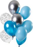 Folat Ballonnen Aquamarine 30cm - 12 stuks