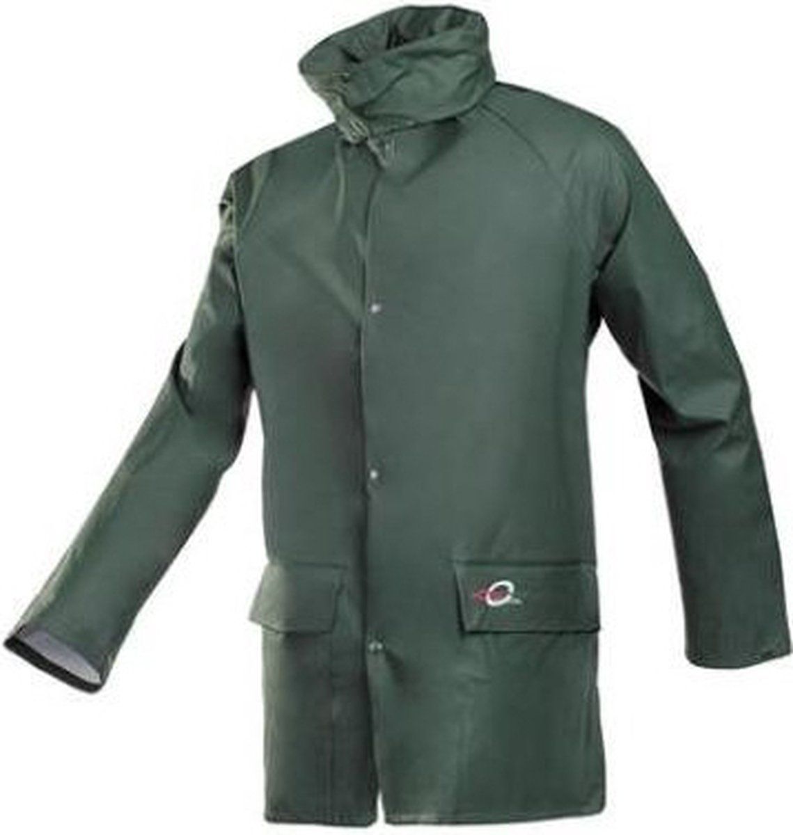 Sioen Jakarta Regenjas Groen Kaki maat XXL - Polyester - EAN: 5411805577454