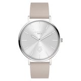 Liebeskind Berlin Liebeskind dames horloge quartz analoog zilver leer 32014843