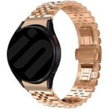 Strap-it Samsung Bracelet acier Jubilé Samsung Galaxy Watch 6 Classic 47mm (or rose)