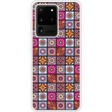 Samsung Galaxy S20 Patchwork mandala verstevigd hoesje met sublimatie bedrukking
