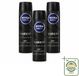 NIVEA MEN Deep Deodorant Spray - 3 x 150 ml