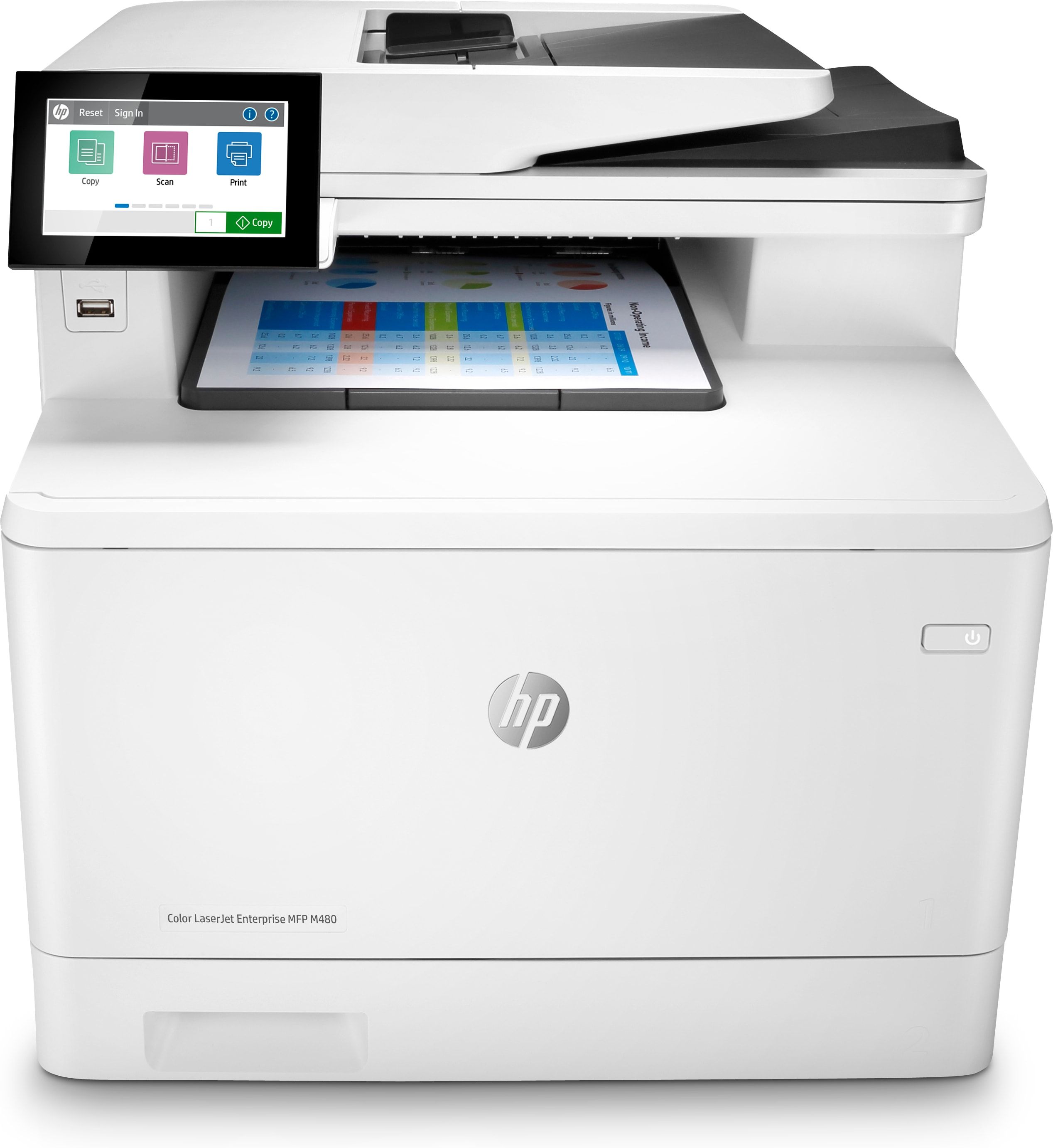 HP Color LaserJet Enterprise MFP M480f - Multifunctionele Kleurenprinter voor Bedrijven