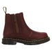 Dr. Martens 2976 Alyson Grizzly Leren Chelsea Wintergrip Laarzen Met Rits Schoenen in Rood, Taille : 42
