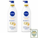 Nivea 2 x Q10 Verstevigende Bodylotion met Pomp - Vitamine C - 48 uur Hydratatie - Voor Normale Huid - 400 ml