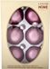 Cosy & trendy Kerstballen - 6x stuks - roze - glas - dia 7 cm