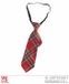 Finidi Tartan Print Stropdas Rood