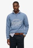 Superdry Athletic Essentials sweatshirt met ronde hals voor heren - Moonlight Blue - XL
