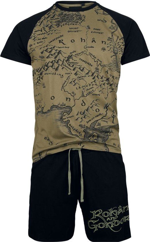 The Lord Of The Rings Rohan And Gondor Pyjama meerkleurig Katoen - Mannen - M