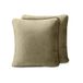 Amago - Kussensloop, set van 2, Kasjmier Gevoel, 50 x 50 cm - Taupe