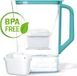 Wessper D3 Slim Future Flow carafe filtrante 2.7L menthe