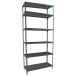 Simon Rack Étagère métallique 2500x1100x500 mm - Simonclick | 6 niveaux, Étagère métallique, 200 kg de charge de flexion, Revêtement anti-corrosion, Montage par système de clic, Anthracite