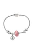 NAEMI Armband 14 karaat Goud Vrouwen Zilver Rose 18 cm