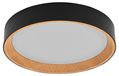 OSRAM Spot LED encastré, 24W, 3000K, 1450lm, lumière blanc chaud, IP20, gradable, noir, diamètre 39 cm