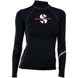 Scubapro Upf 80 T-Flex Rash Guard Lange Mouwen Dames Zwart XS