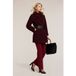 Motivi Manteau Oversize en Laine Bouclée Bordeaux
