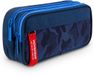 Marque non spécifiée Trousse à crayons - Grande capacité avec 2 compartiments - Pour l'école et le bureau Garçons et filles - Bleu