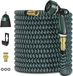 Merkloos Tuyau d'arrosage Premium 30M Flexible Latex Polyester Métal Anti-pliage Roulant automatique