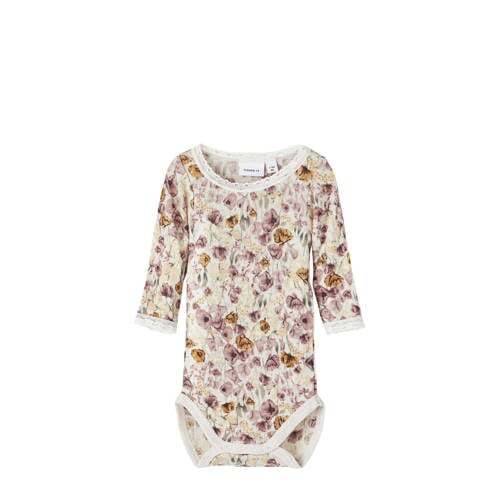 NAME IT NAME IT BABY wollen romper NBFWANG all over print