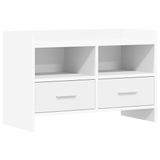 vidaXL TV-kast 71,5 x 33 x 47 cm Wit Bewerkt hout