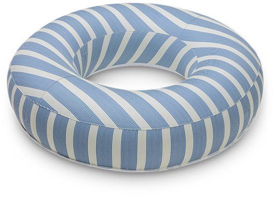 Swim Essentials Premium Zwemring - Blauw/beige - Monaco - Ø 120 Cm