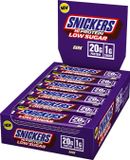 Mars Snickers Dark Low Sugar High Protein Bar - 12 repen - Dark Chocolate