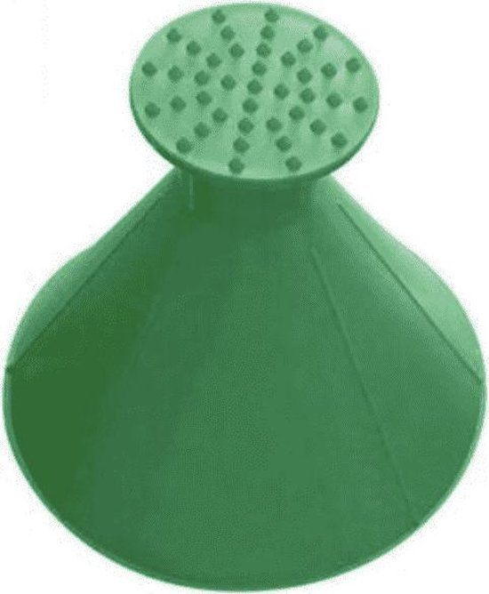 Ronde ijskrabber - 360 graden ruitenkrabber - Groen