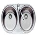Teka Évier deux cuves eline 80cm Inox