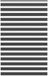 vidaXL Zebra rolgordijn 145x200 cm stofbreedte 140,9 cm zwart