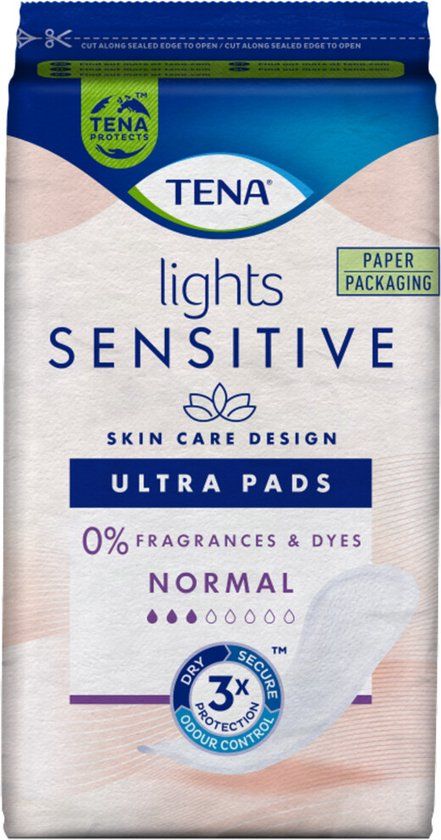 TENA Sensitive Lights Ultra Pads Normal - 16 stuks