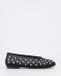 Toral Dames Ballerina Zwart Leer Maat 38