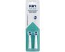Kin Borstel vervanger Total Clean Tandenborstel (2 stuks) Wit/Blauw