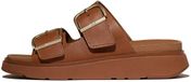 FitFlop Gen-FF Buckle Two-Bar Leather Slides BRUIN - Maat 38