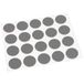 Adsamm® 20 x afdekdoppen | Ø 1,3 cm | grijs donker | rond | 0,45 mm dun, zelfklevende meubelpatches