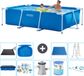 Intex Rechthoekig Frame Zwembad - 260 x 160 x 65 cm - Blauw