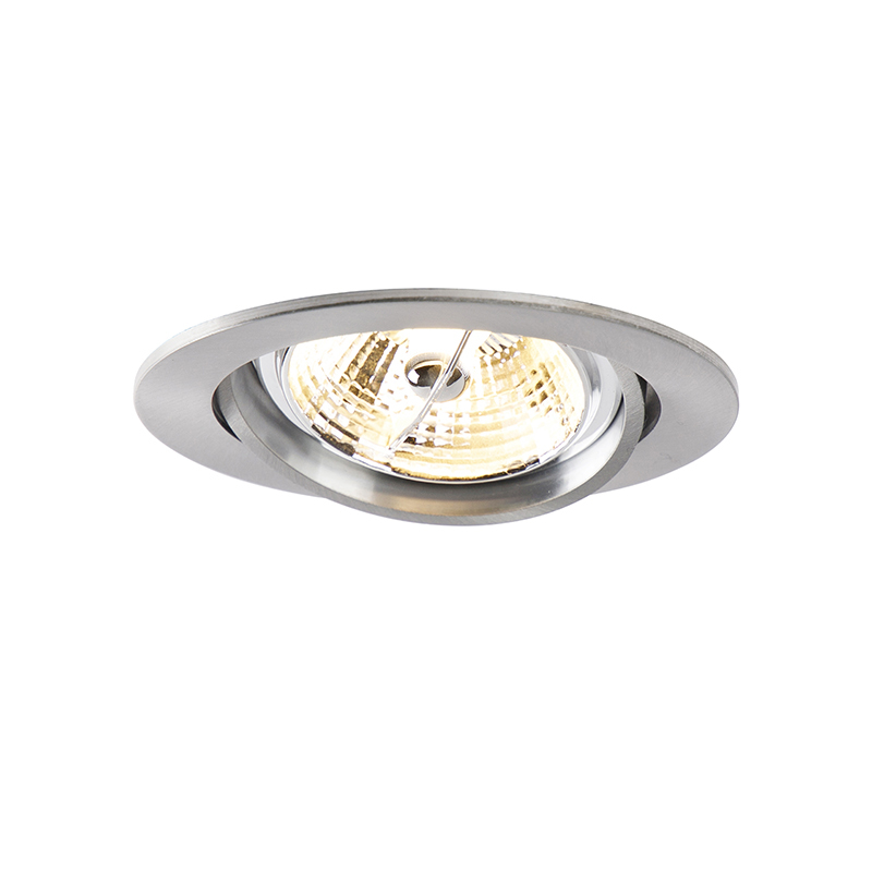 QAZQA Moderne ronde inbouwspot aluminium AR70 - Cisco