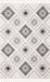 Safavieh Shaggy Indoor Geweven Vloerkleed, Moroccan Tassel Shag Collectie, MTS601, Ivoor & Grijs, 160 x 229 cm
