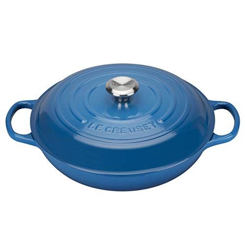 Le Creuset Signature Gourmet-Profit-Pan - Ø 26 cm - Marseille Blauw