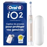Oral-B Brosse à dents électrique iO 2 avec 1 brossette de rechange, rose
