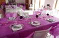 Santex Tafelkleed op rol - non woven polyester - fuchsia roze - 120 cm x 10 m