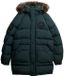 Superdry Everest Longline Gewatteerde Parka Heren M Deep Forest Green