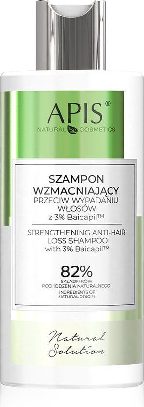 Apis Natural Cosmetics Natural Solution Versterkende Shampoo tegen Haaruitval 300ml