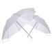 Neewer 2 stuks reflecterende paraplu's voor professionele fotografie, 83 cm, wit doorschijnend