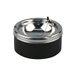 HA Kippascher chroom/zwart mat 11cm, 132 g