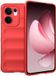 Techsuit Magic Shield Silicone Back Cover - Rouge - Convient pour Oppo Reno13 F 4G/5G / Reno13 FS 5G