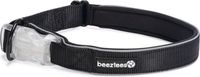 Beeztees Safety Gear Parinca Halsband Hond - Hondenhalsband - LED - Nylon - Zwart - 50-55x2,5 cm