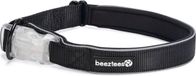 Beeztees Safety Gear Parinca Halsband Hond - Hondenhalsband - LED - Nylon - Zwart - 50-55x2,5 cm