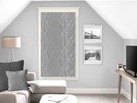 Soleil d'Ocre Liana Broken Vice, zeil, polyester, grijs, 60 x 160 cm