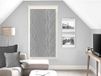 Soleil d'Ocre Liana Broken Vice, zeil, polyester, grijs, 60 x 160 cm